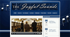 Desktop Screenshot of joyfulsounds.org